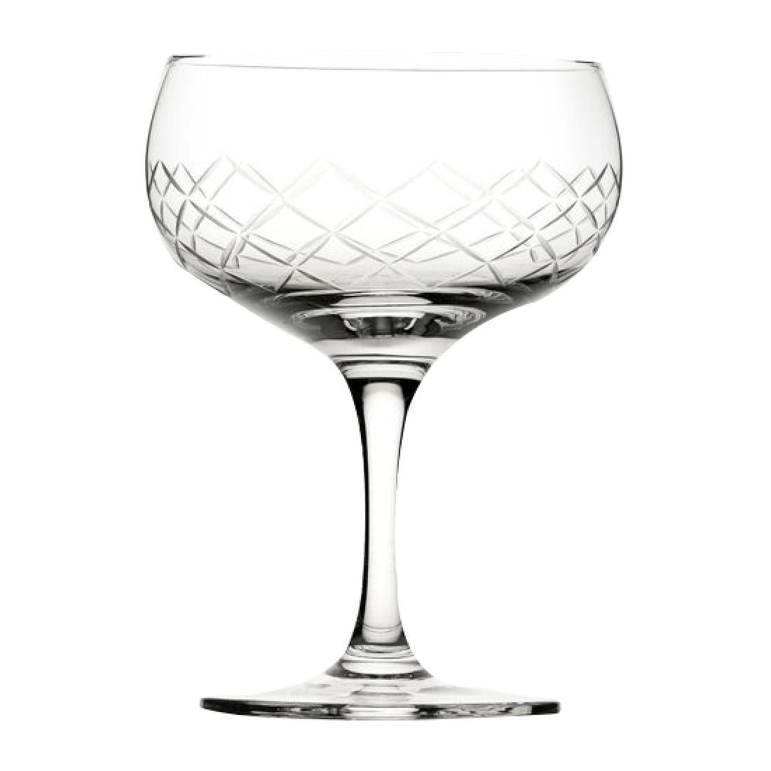 CZ056 Utopia Raffles Diamond Coupe-Glazen 160ml (6 stuks)