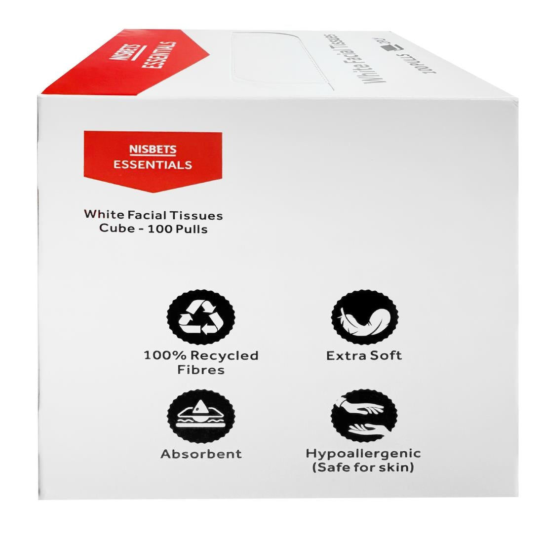 HY597 Nisbets Essentials Gezichtsdoekjes - 100 vellen (36 stuks)