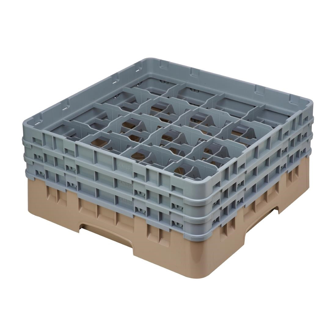 DE783 Cambro Camrack vaatwaskorf met 16 compartimenten max. glashoogte 17,4cm