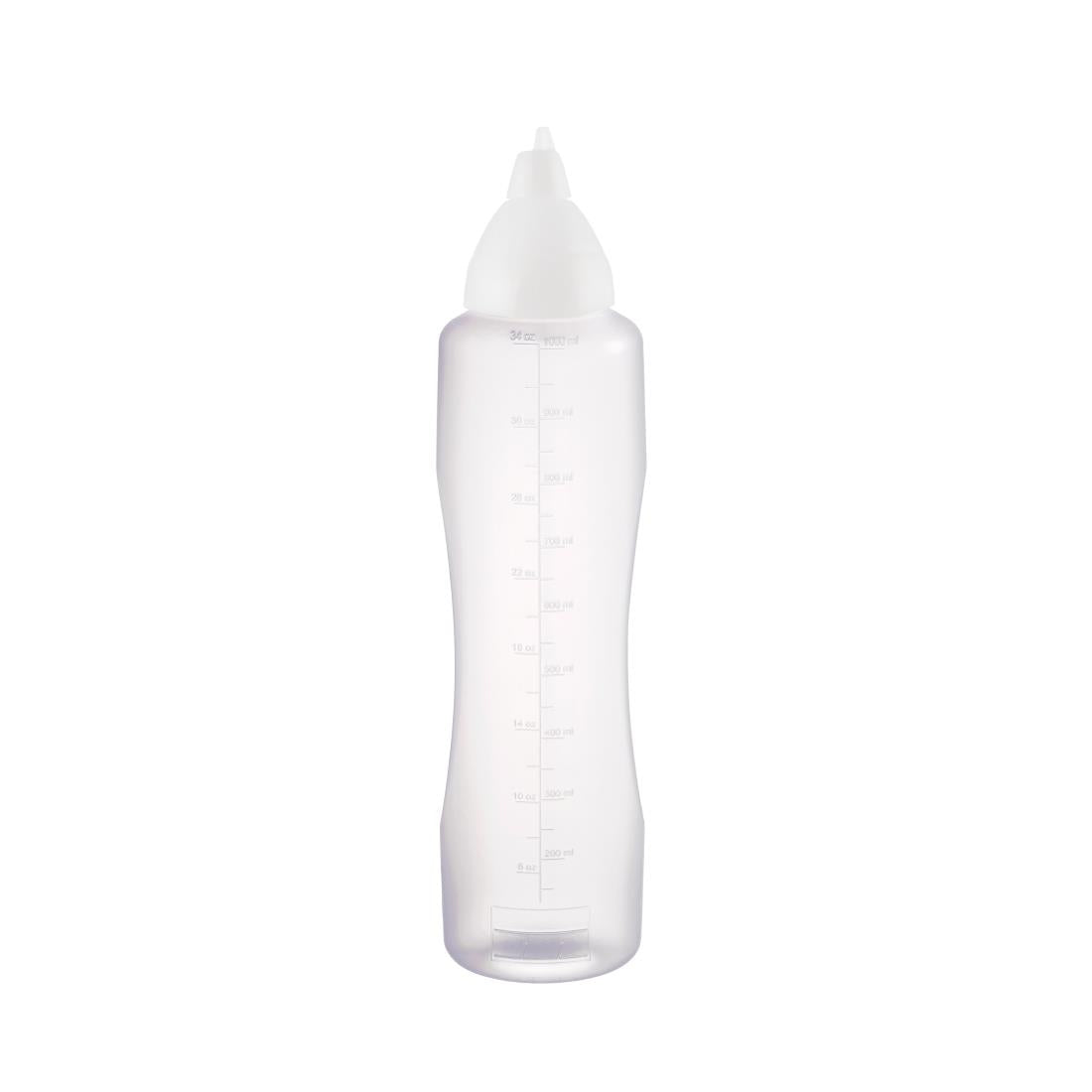 CW114 Aravent transparante anti-drup knijpfles 1Ltr