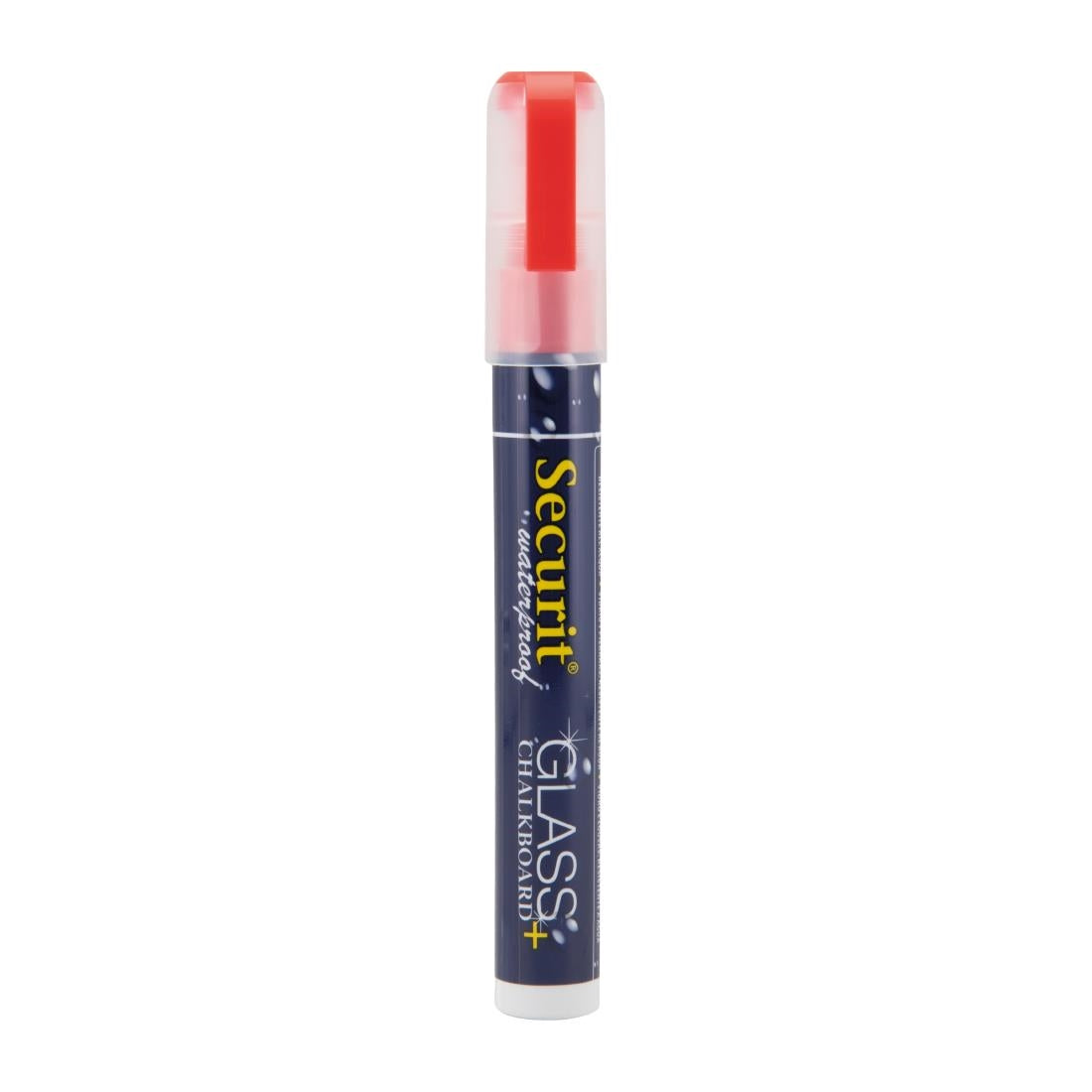 CU774 Securit Waterproof krijtstift (Glas + Krijtbord) in rood met 2-6mm penpunt