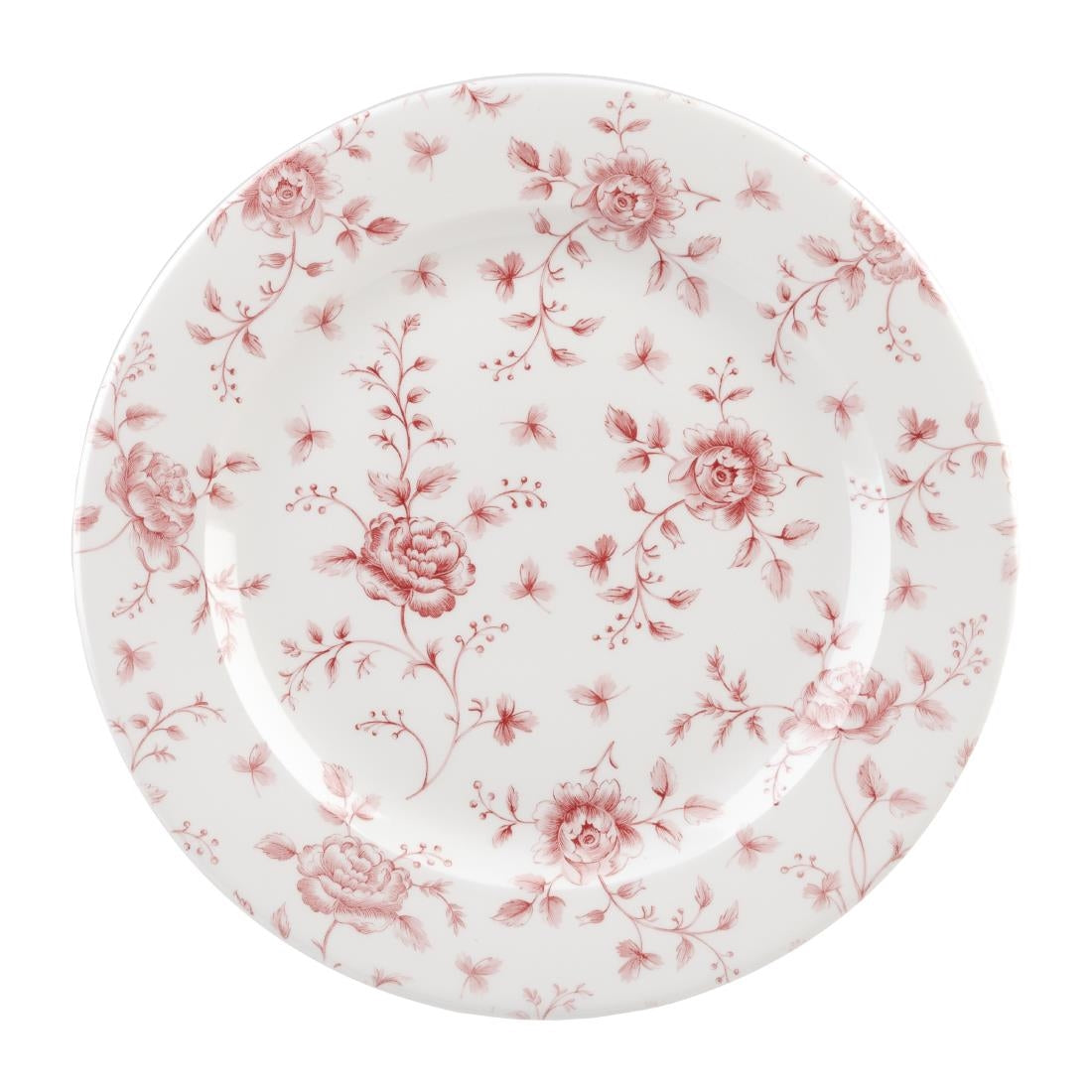 FF714 Churchill Rose Chintz Cranberry Bord 30.5cm (6 stuks)
