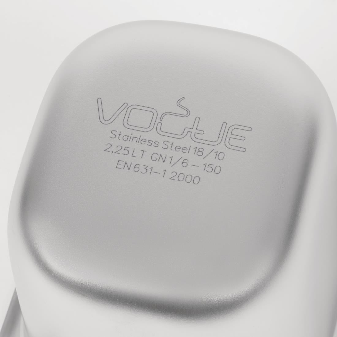 DW451 Vogue RVS GN 1/6 bak 150mm