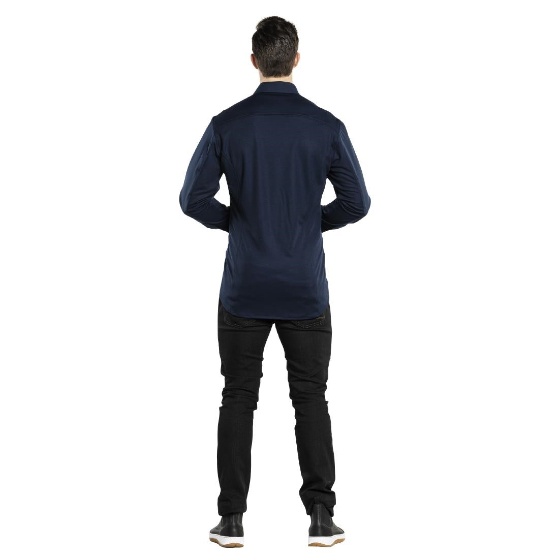 BA135-XXL Chaud Devant Heren Ufx Navy Overhemd Xxl