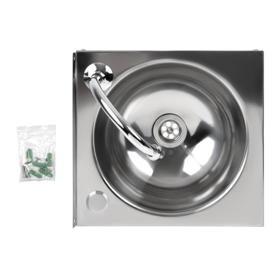 CC260 Basix RVS handsfree wasbak
