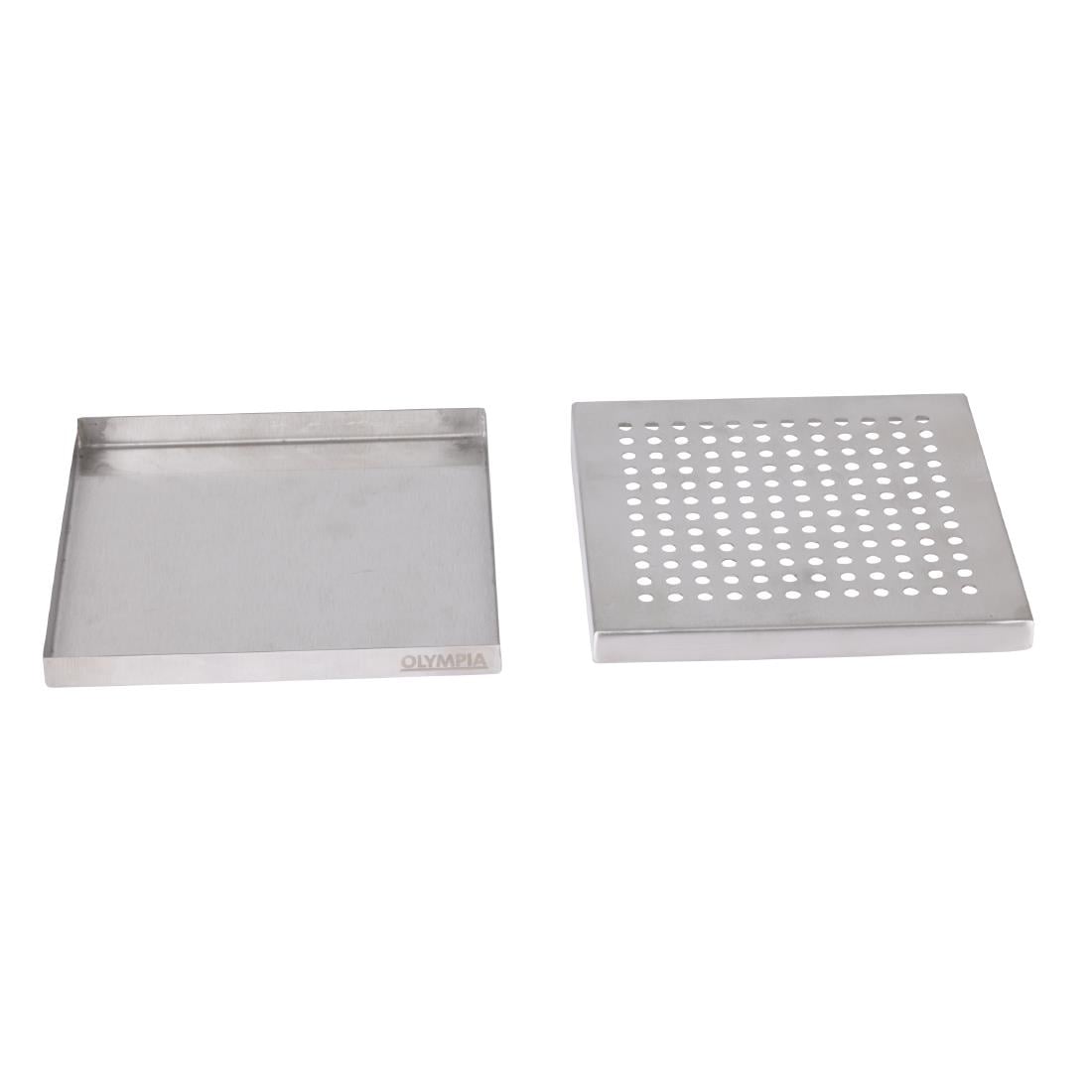 JB126 Olympia RVS Lekbak 150x150mm