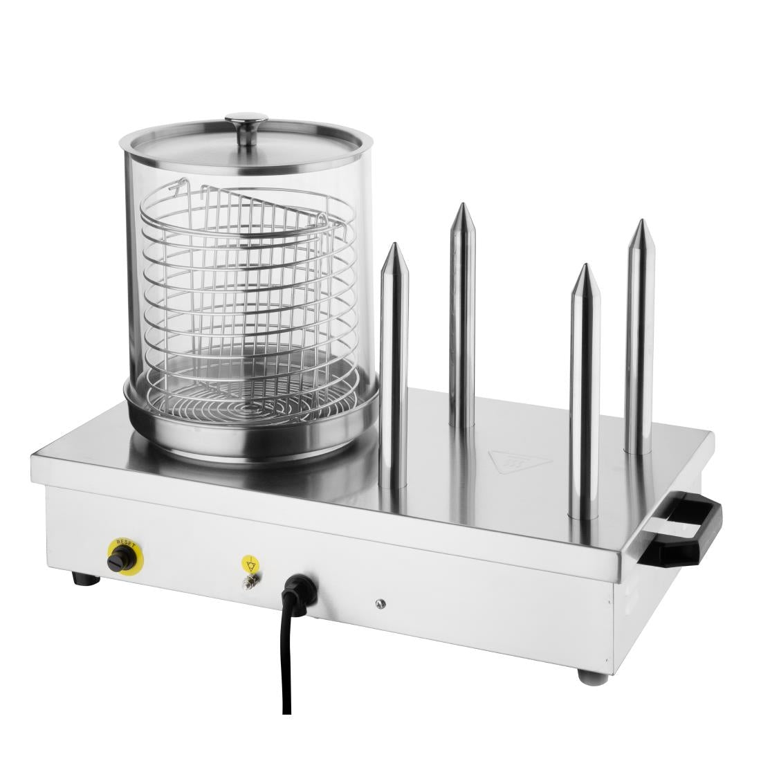 DA566 Buffalo hotdogwarmer met 4 warmhoudpennen