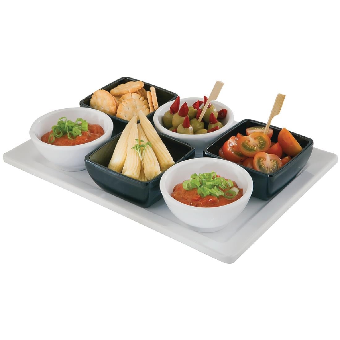 GF142 APS Pure ronde melamine kom wit 9cm