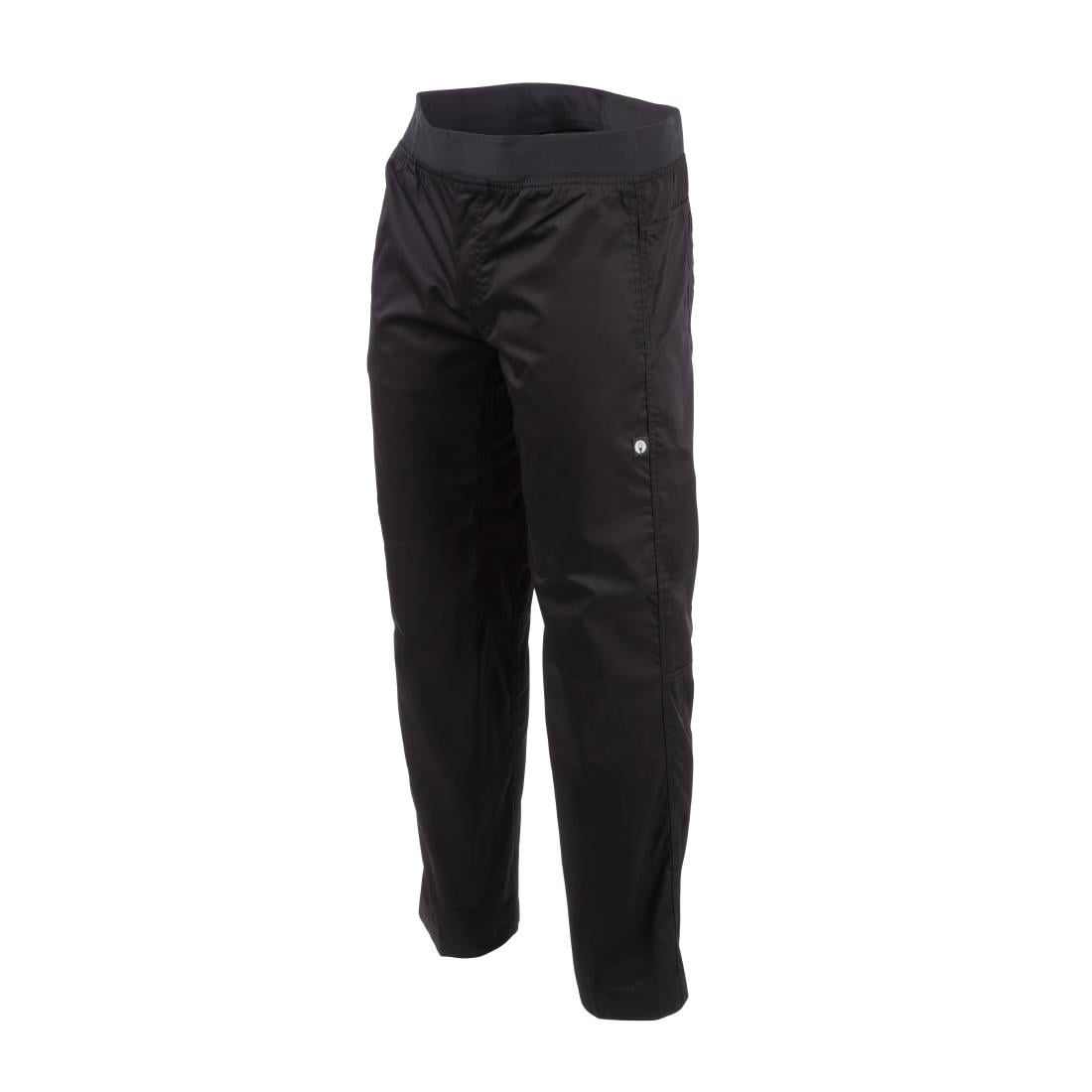 BB301-M Chef Works lichtgewicht heren koksbroek zwart M