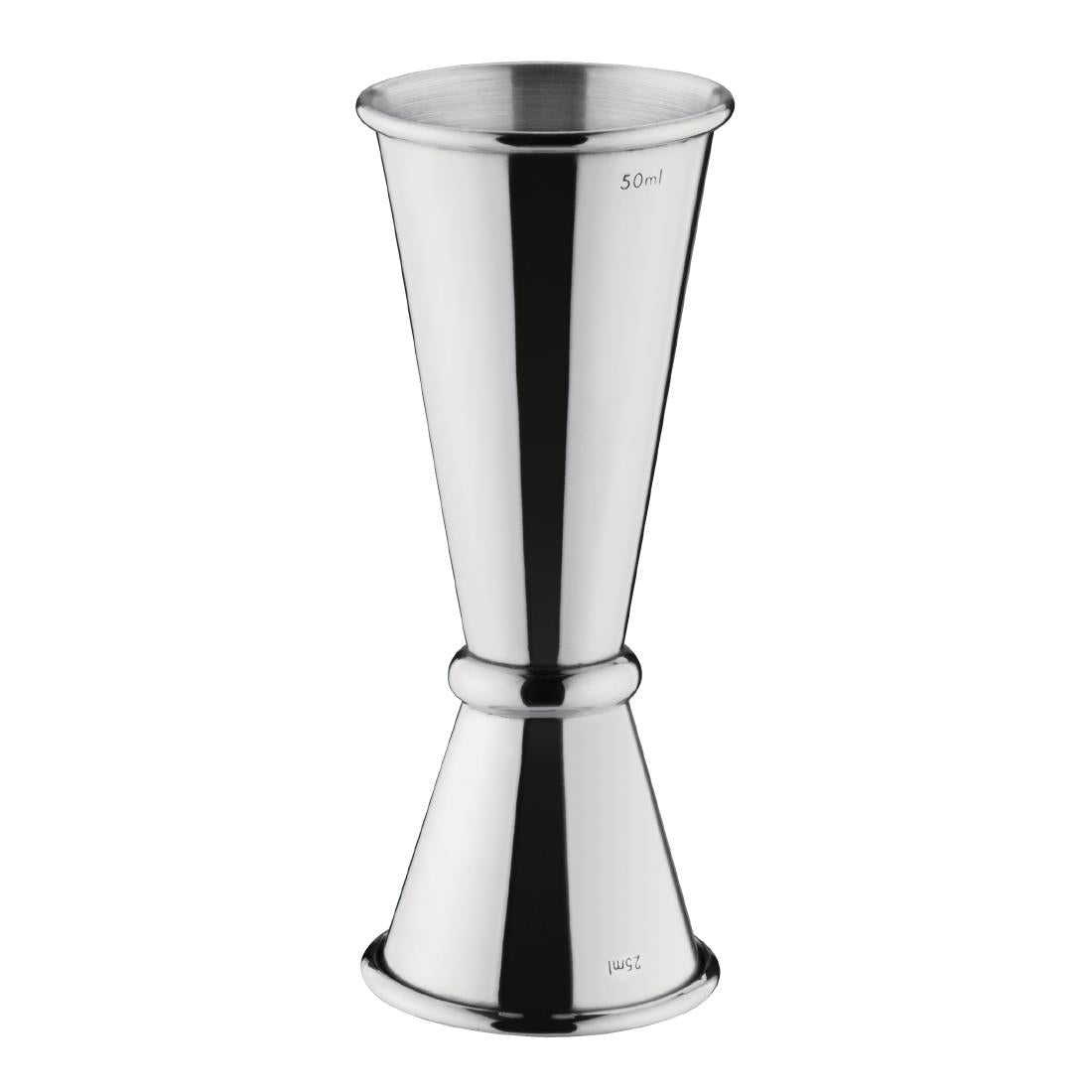 DR593 Olympia RVS barmaatje/jigger 25/50ml