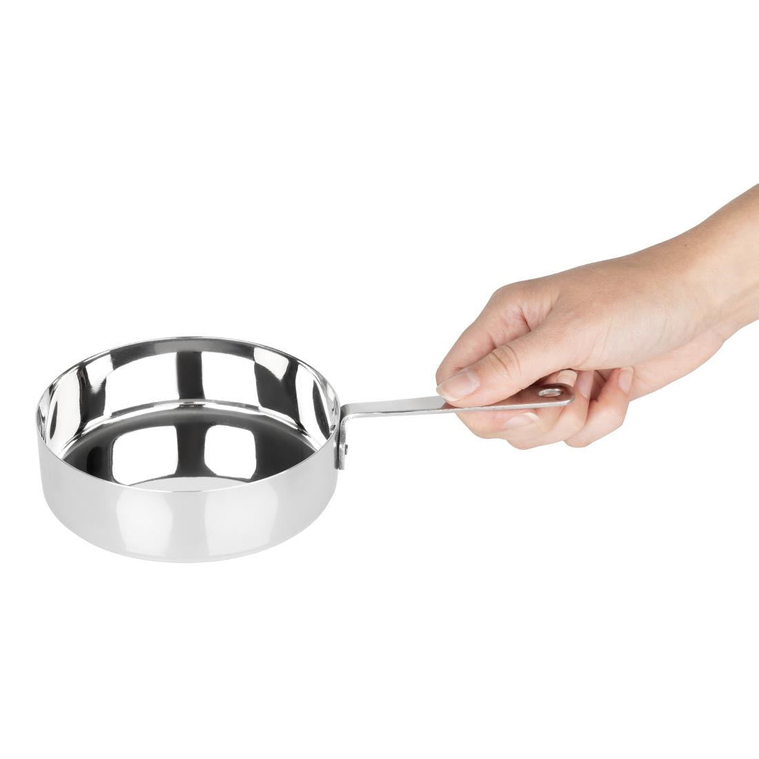 HY130 Olympia Tafel Presentatie RVS Mini Steelpan 125X35mm
