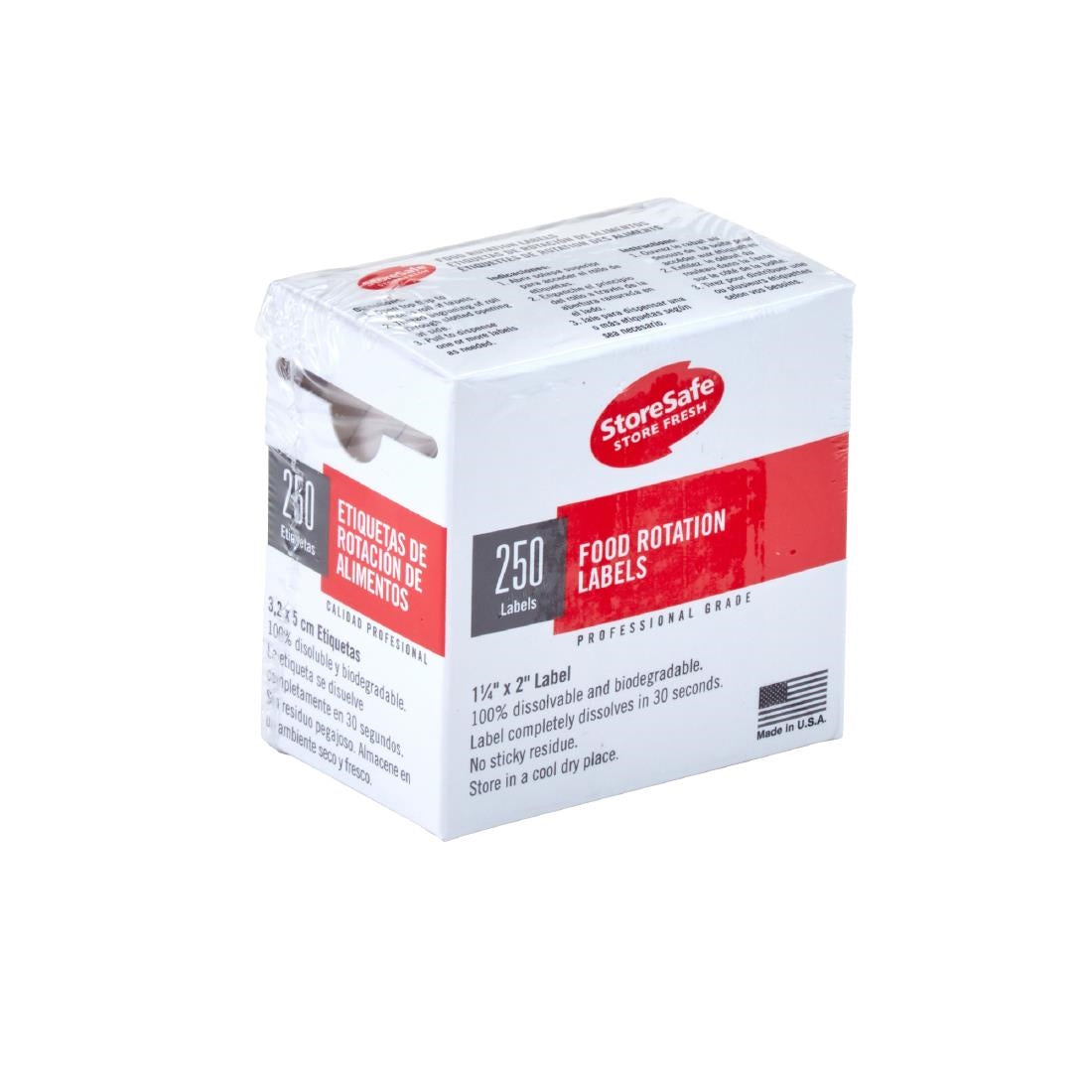 CJ635 Cambro StoreSafe HACCP stickers 24x 250 Vellen