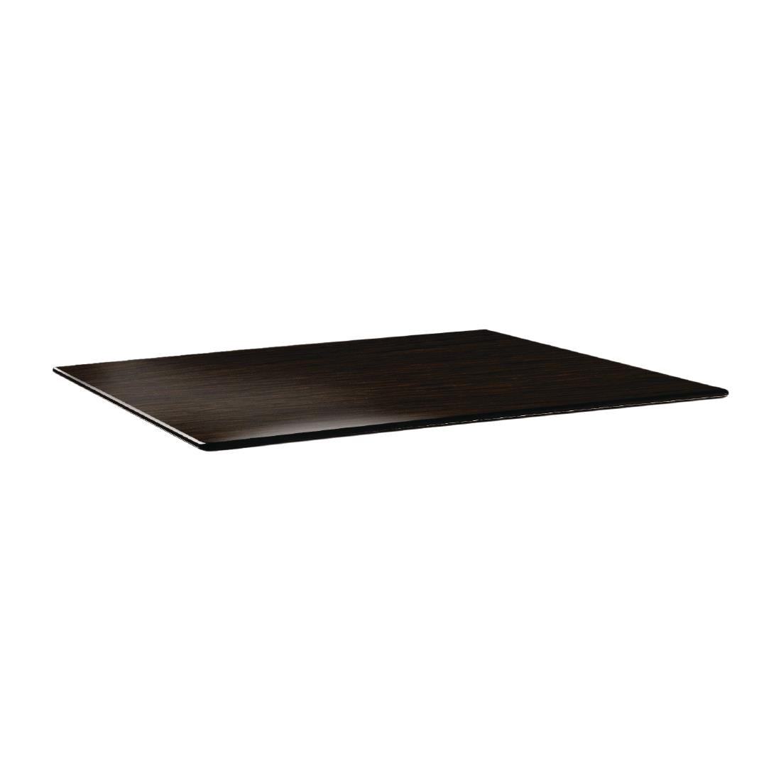 DR979 Topalit Smartline rechthoekig tafelblad wengé 120x80cm