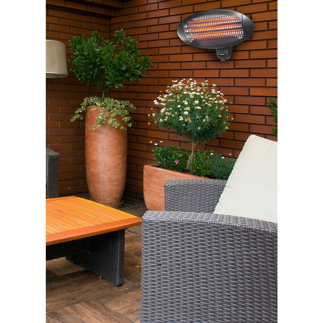 HU417 Tristar Patiosverwarming Wandgemonteerd Ka-5286 - Ipx4