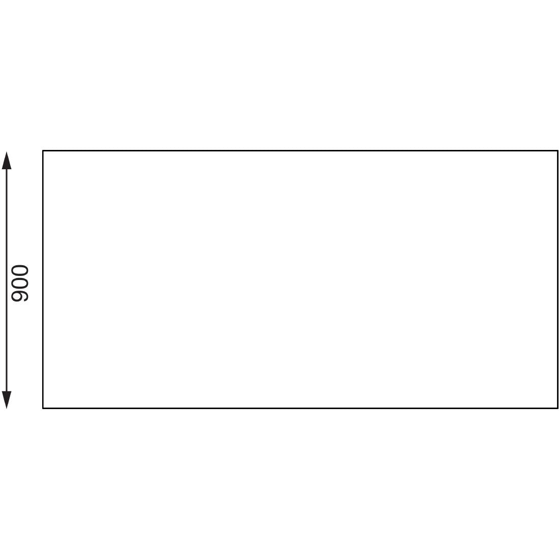 GL279 Vogue roestvrijstalen middentafel 1800mm