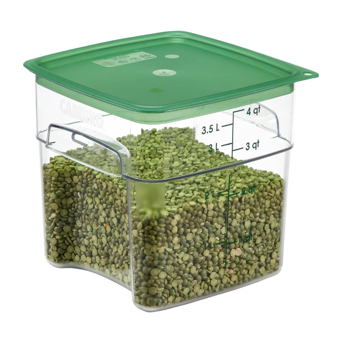 CU137 Cambro FreshPro Camsquare voedselbewaarbak 3,8Ltr