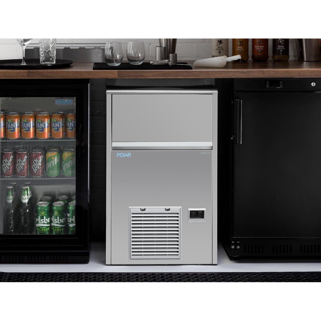 UA028 Polar U-serie ijsmachine met een vermogen van 47 kg