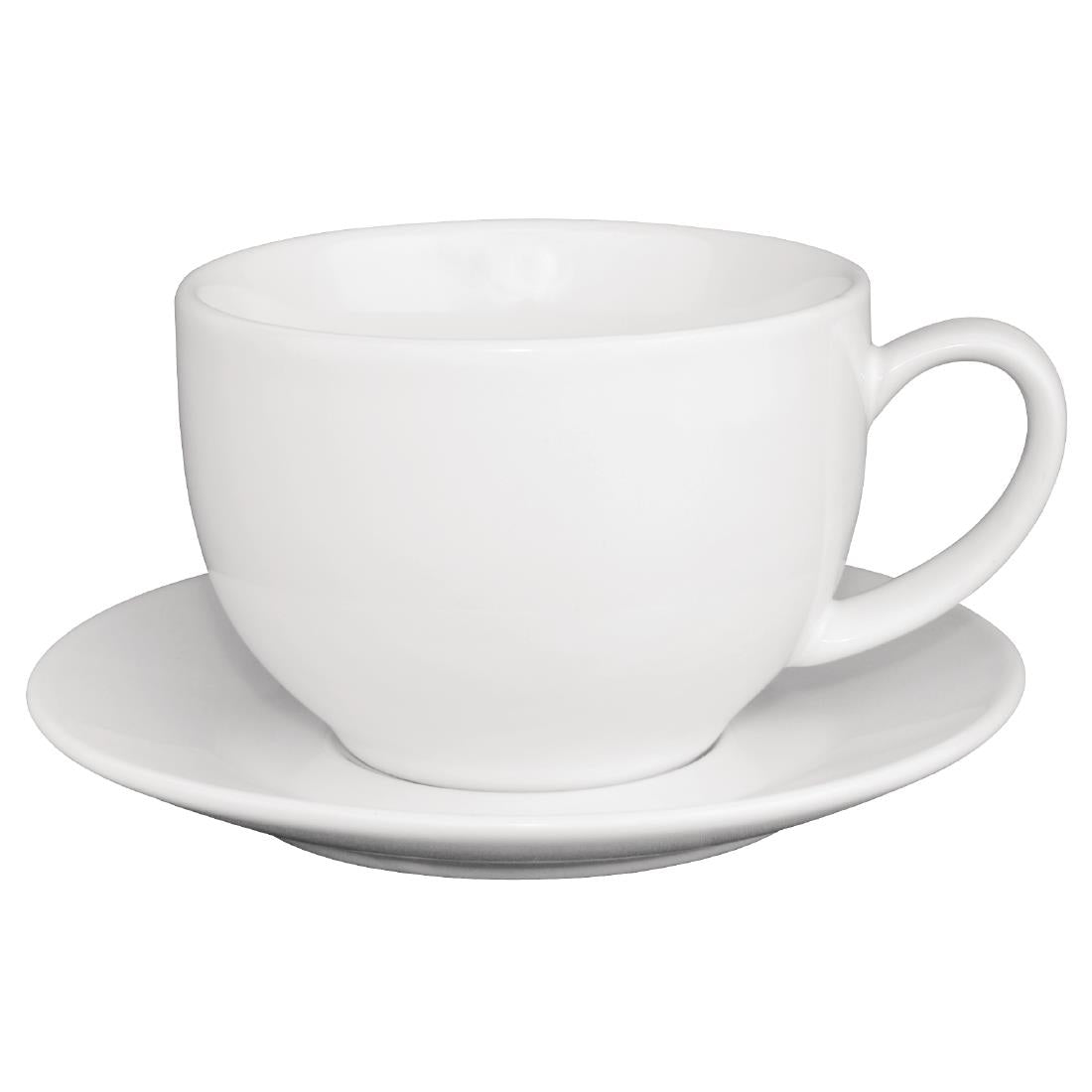 GK077 Olympia Café cappuccinokoppen wit 34cl (12 stuks)