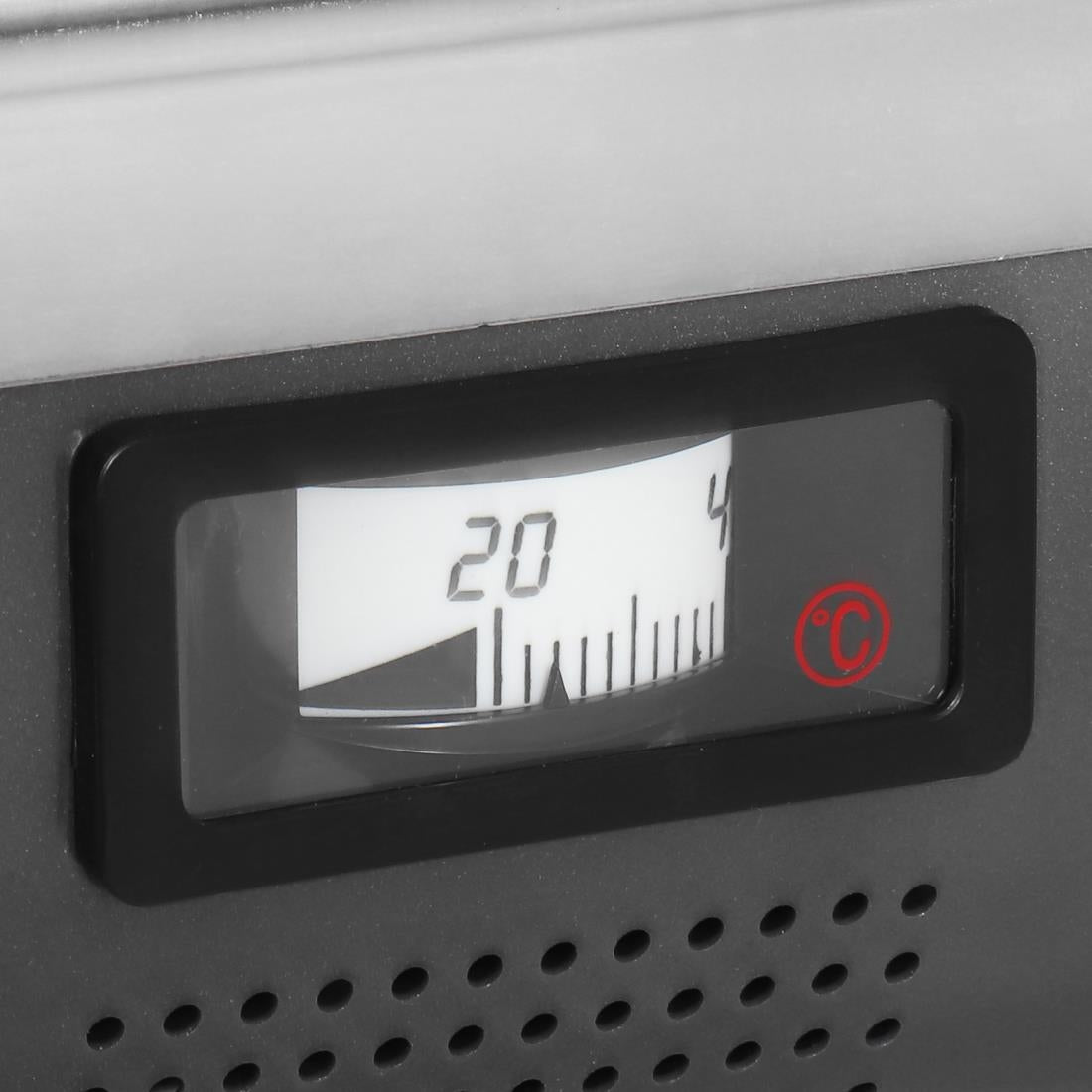 HW928 Buffalo Verwarmde Deurmerchandiser Voor En Achter 136Ltr