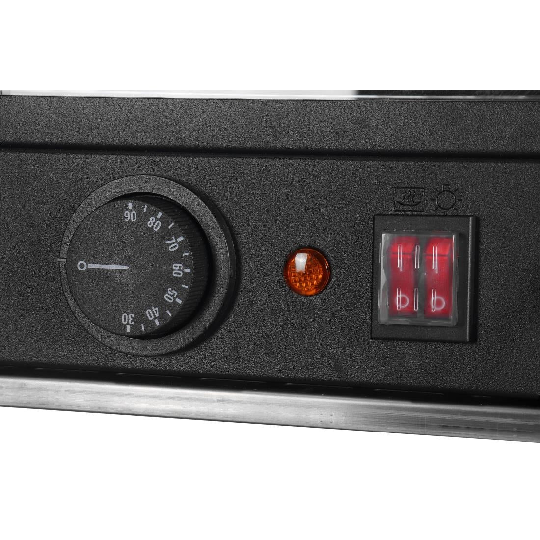 HW929 Nisbets Essentials Verwarmde Voedsel Display Merchandiser 82Ltr
