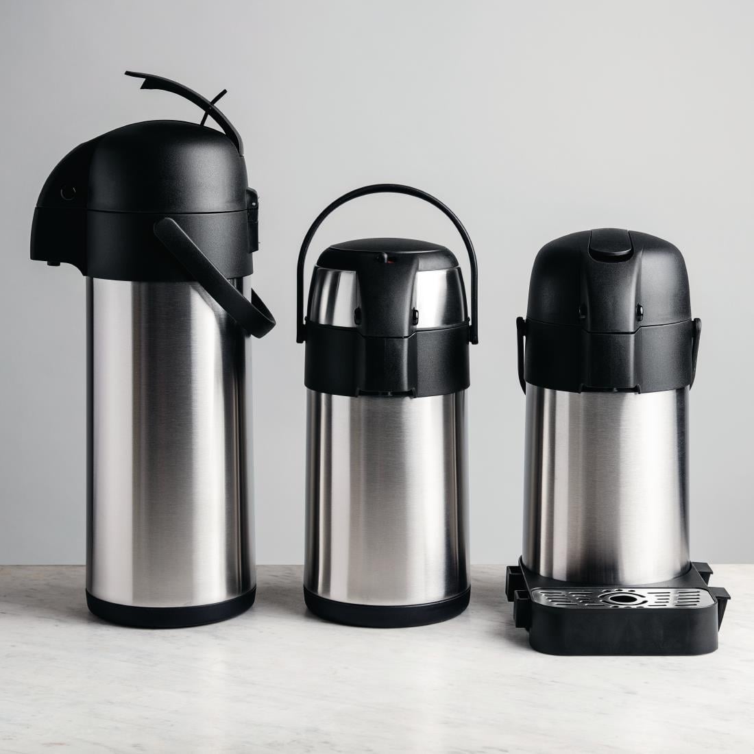 DL163 Olympia RVS pomp thermoskan 1,9Ltr