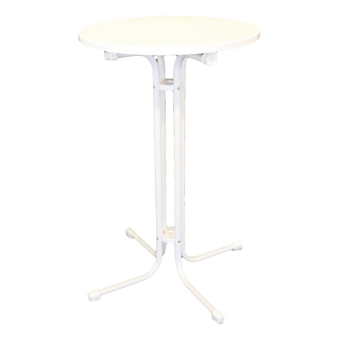 H850 Inklapbare Statafel Monaco wit 70cm
