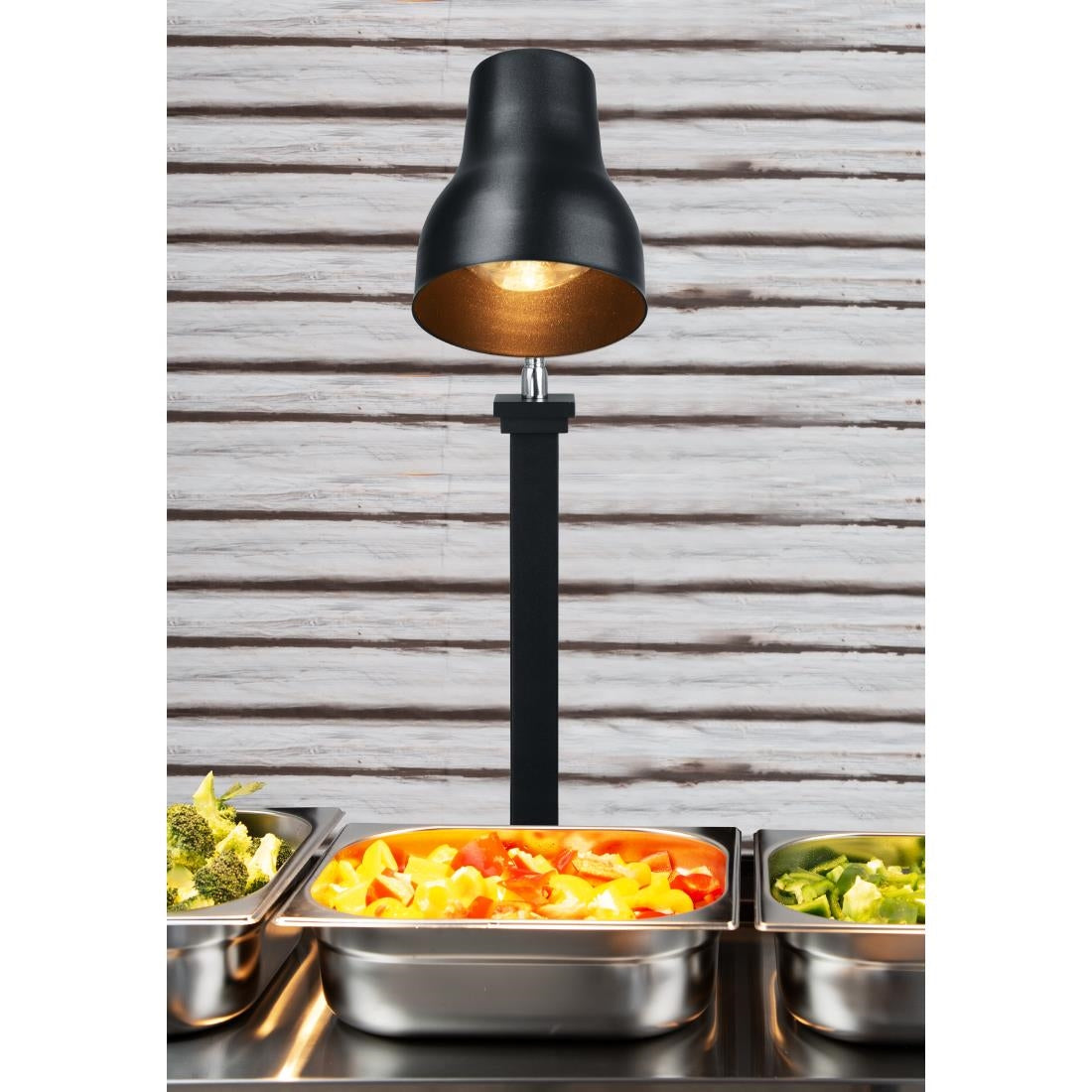 JA866 Buffalo Warmtelamp Snijstation Mat Zwart 250W