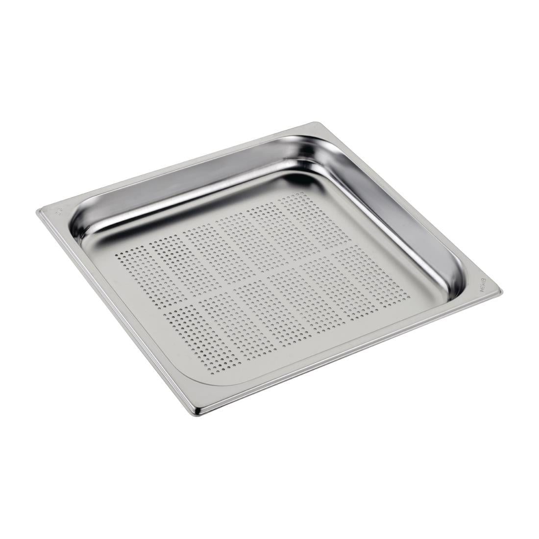 DA744 Gastro M RVS GN2/3 bak geperforeerd 2cm