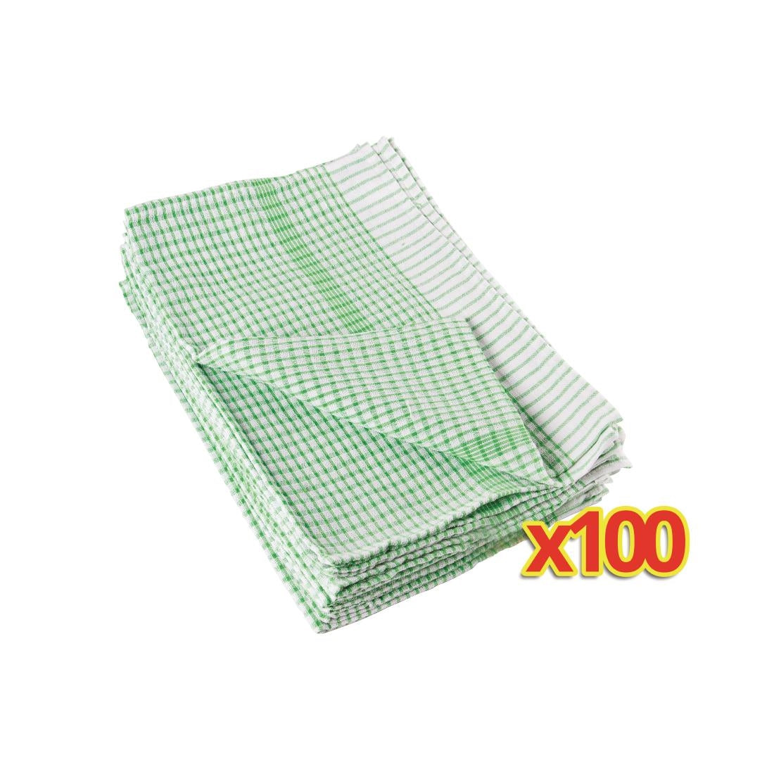 S645 BULKVOORDEEL x100 Wonderdry theedoeken groen (100 stuks)