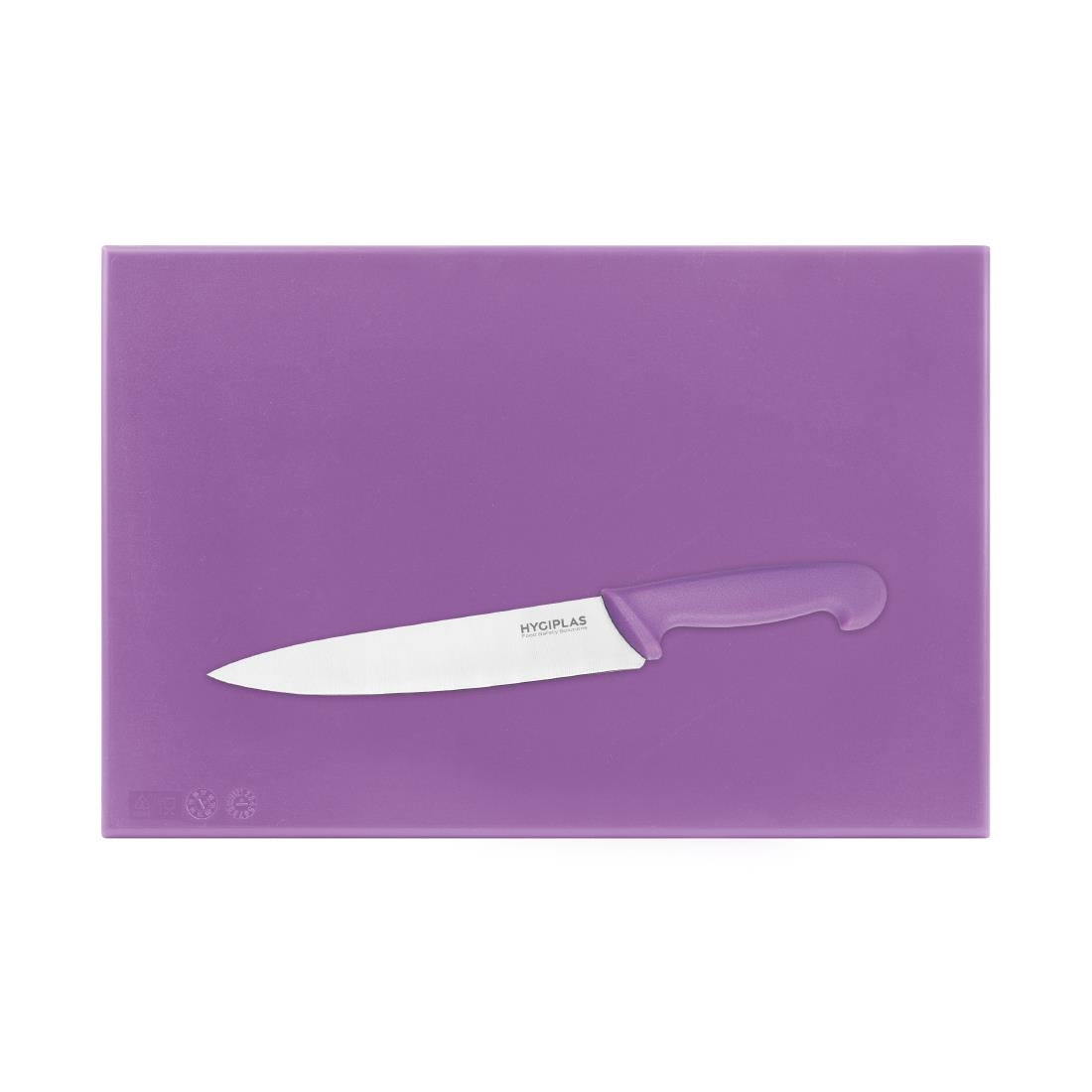 FX102 Hygiplas HDPE snijplank paars - 450x300x25mm