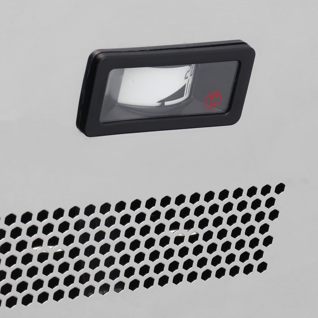 HW924 Buffalo Vierkante Aanrecht Verwarmde Display Merchandiser 160Ltr