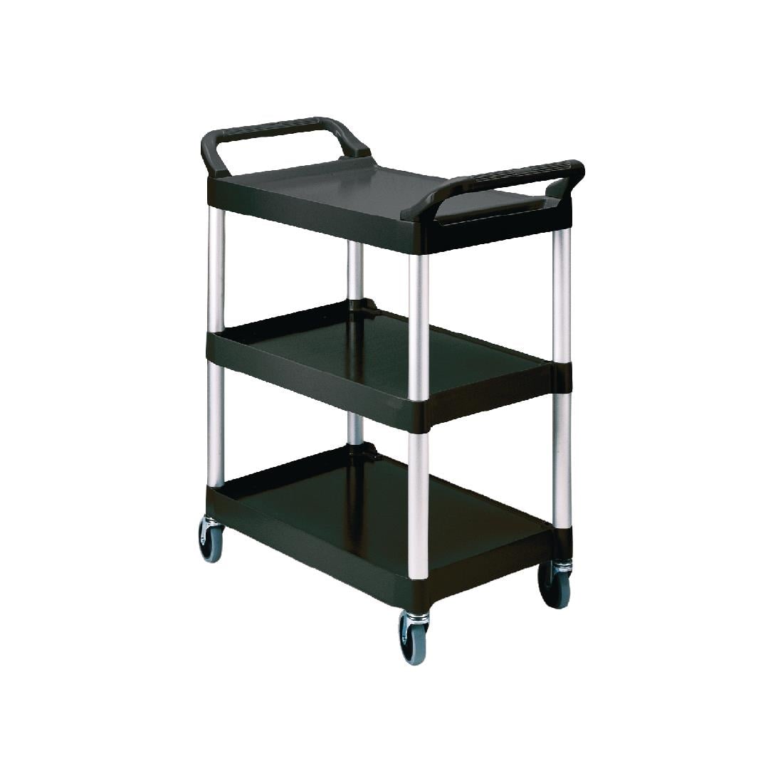 J818 Rubbermaid compacte trolley zwart