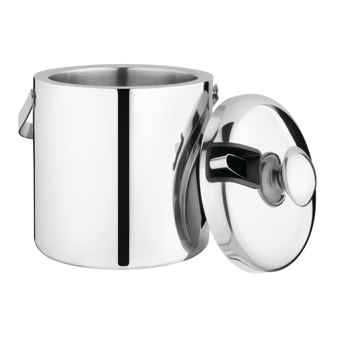 L279 Olympia ijsemmer met deksel en tang 1,23Ltr