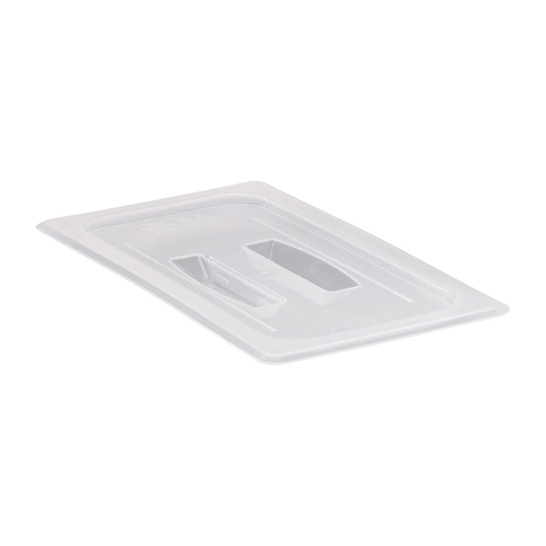 CJ642 Cambro GN 1/3 polypropyleen deksel met handvat transparant