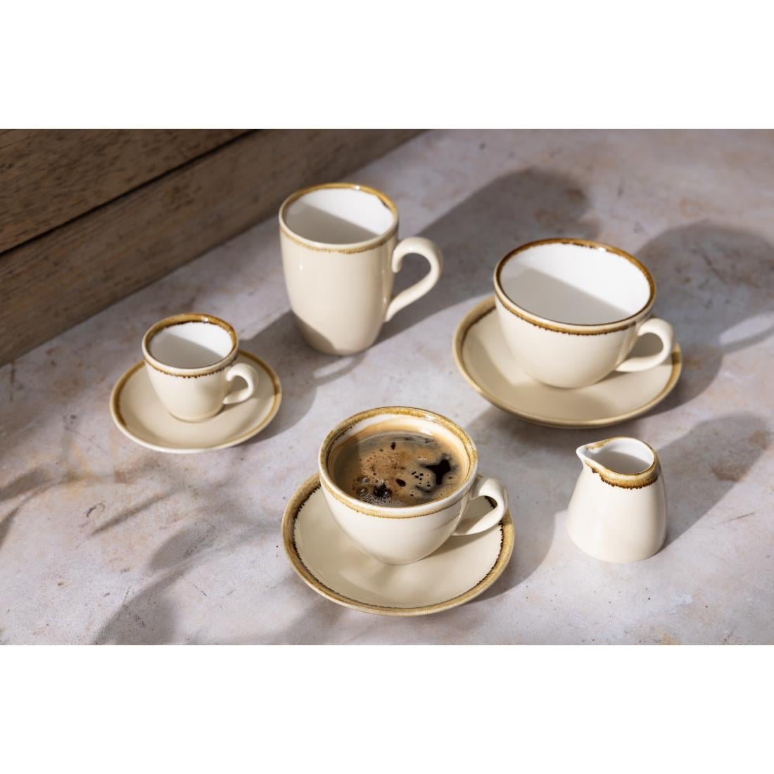 GP332 Olympia Kiln cappuccinokopjes zandsteen 34cl (6 stuks)