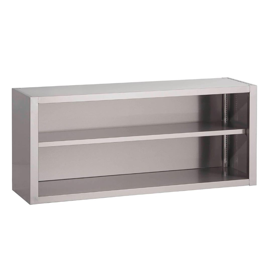 GN175 Gastro M RVS open wandkast 80cm