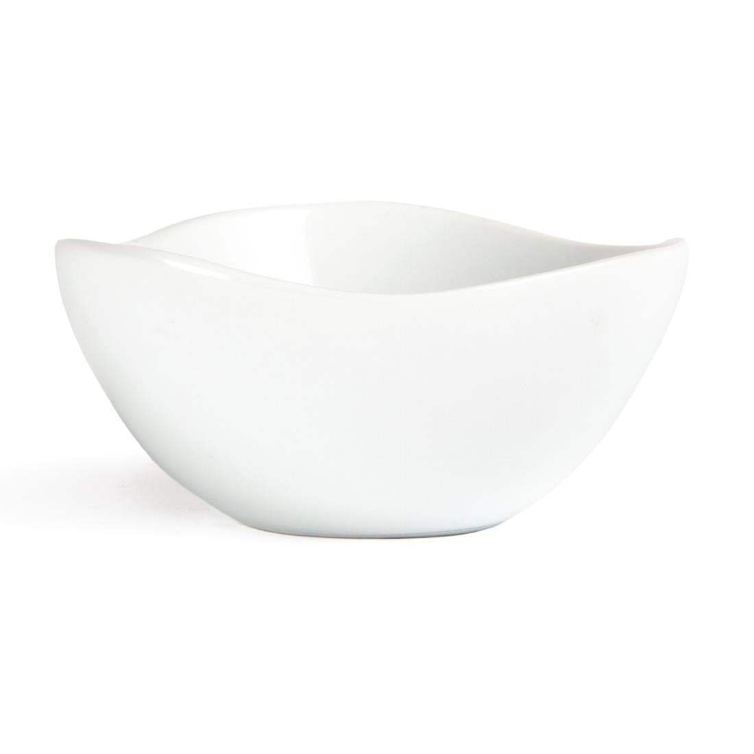 U185 Olympia Whiteware Golvende Kommen 10,5cm (12 Stuks)