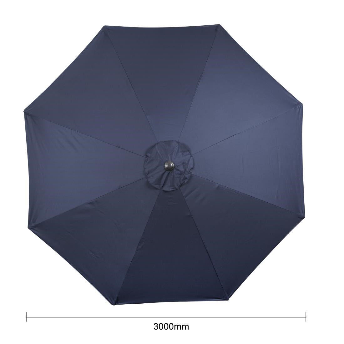 FU504 Bolero Sevilla Ronde Parasol 3M Diameter Marineblauw
