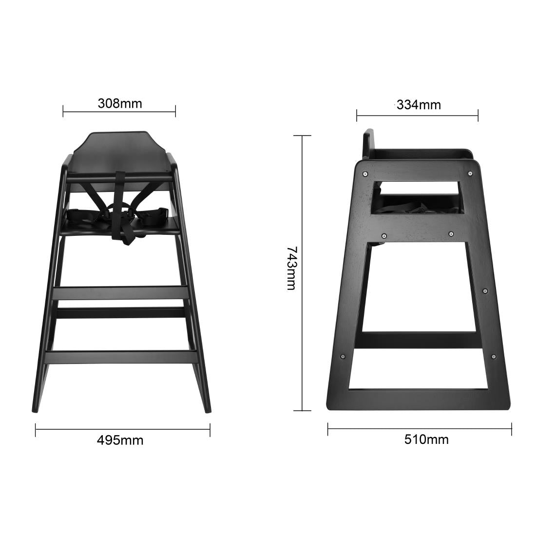 CJ588 Bolero houten kinderstoel
