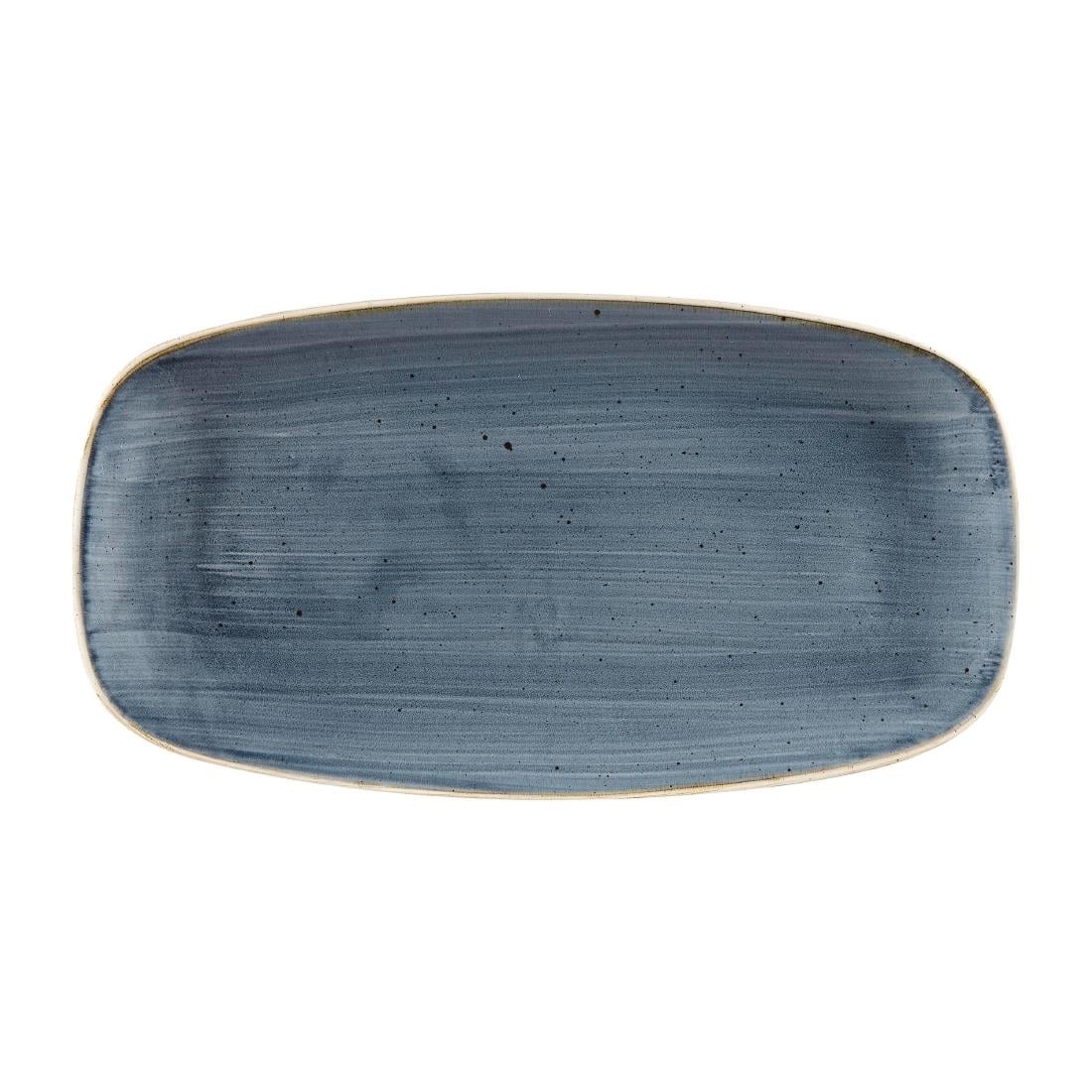DW356 Churchill Stonecast Blueberry Chefs Ovaal Bord 29.8 x 15.3cm (12 stuks)