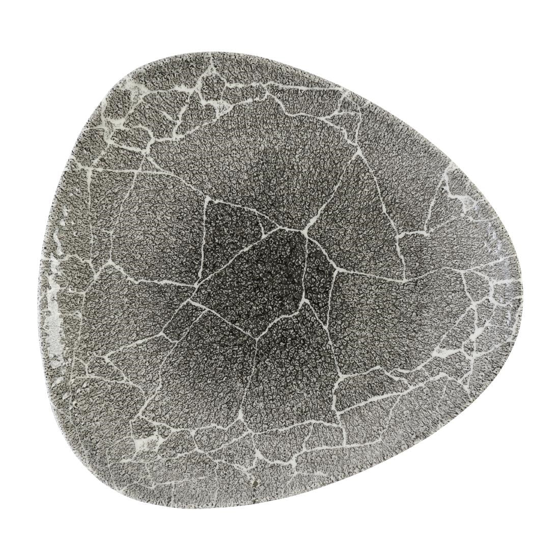 DX810 Churchill Kintsugi Reverse Quartz Black Lotus Bord 25.4cm (12 stuks)