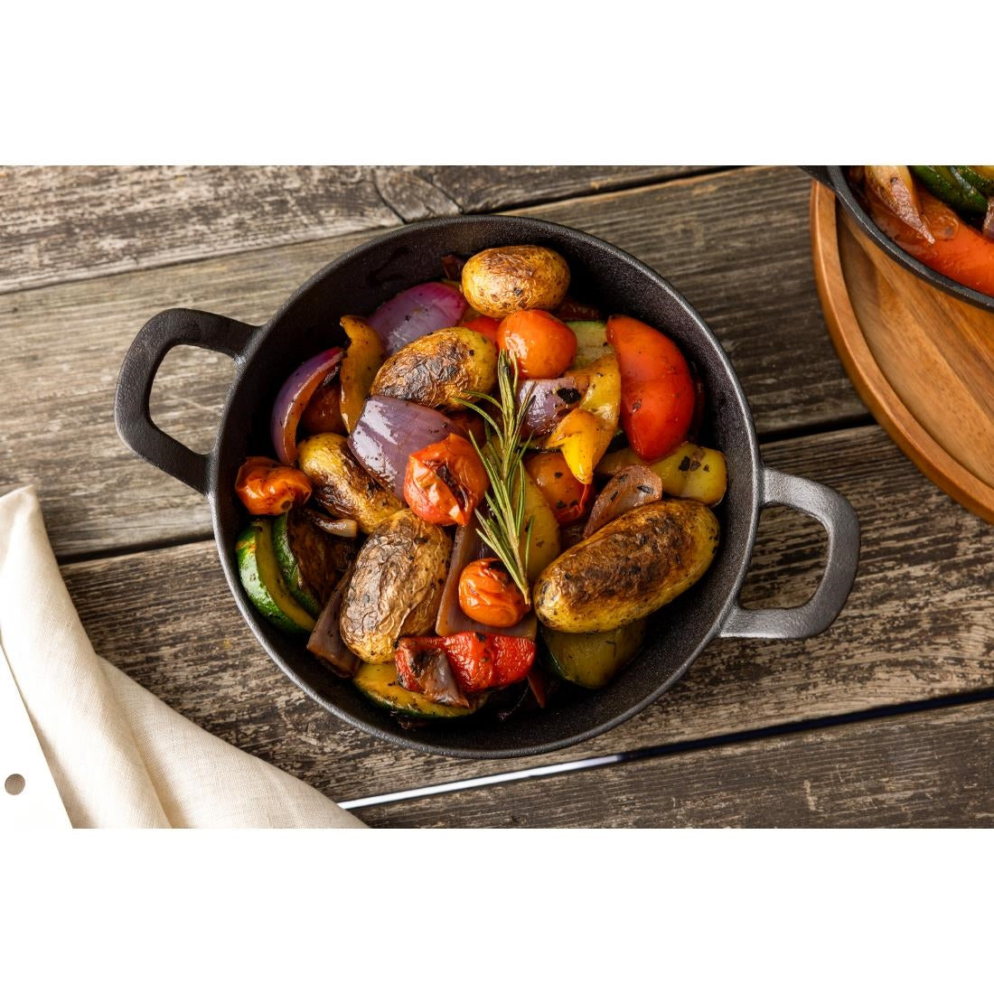 GJ554 Olympia gietijzeren skillet pan 180(Ø)mm