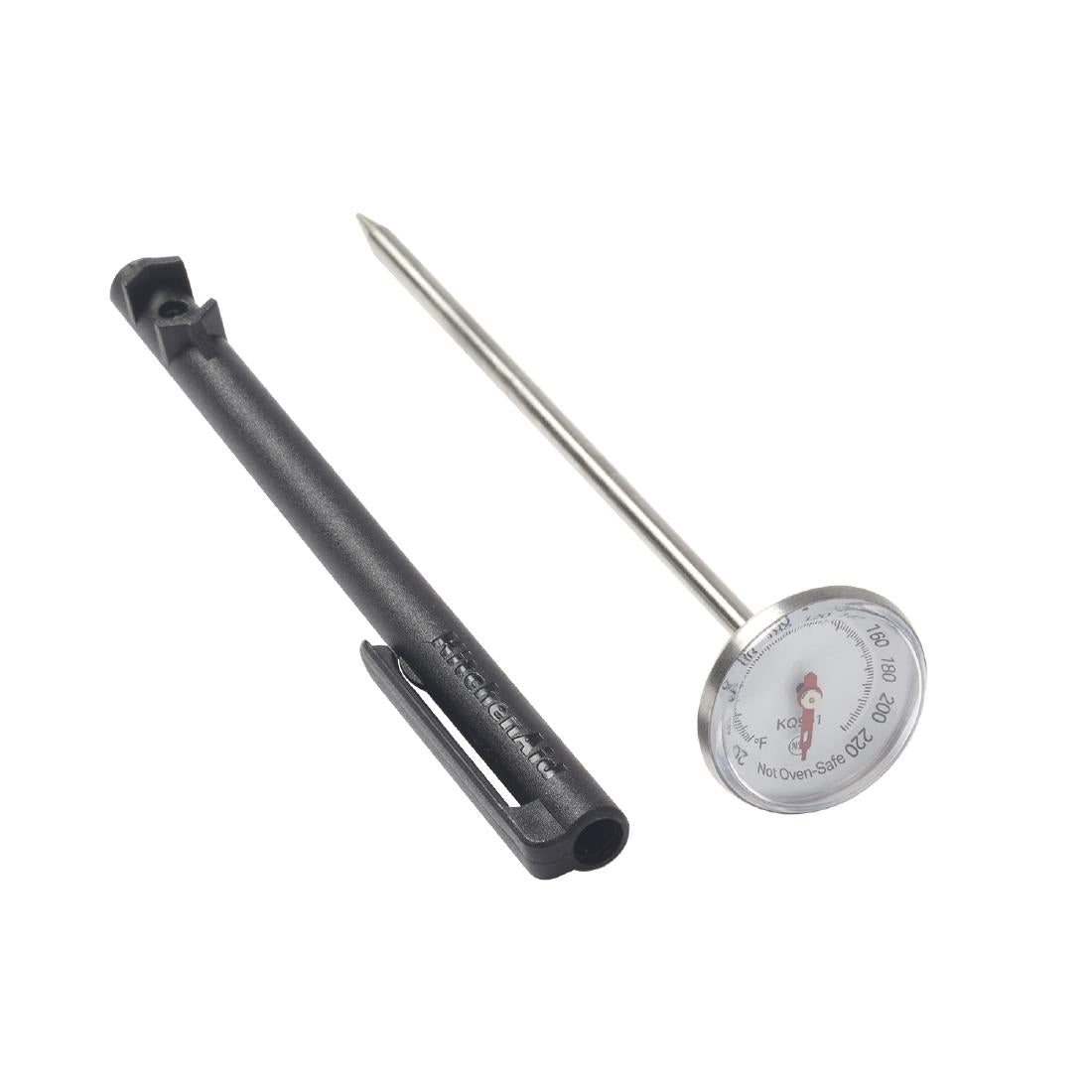 DX291 Kitchenaid Snellezende Vleesthermometer Met Beschermhoes Zwart 2.54cm
