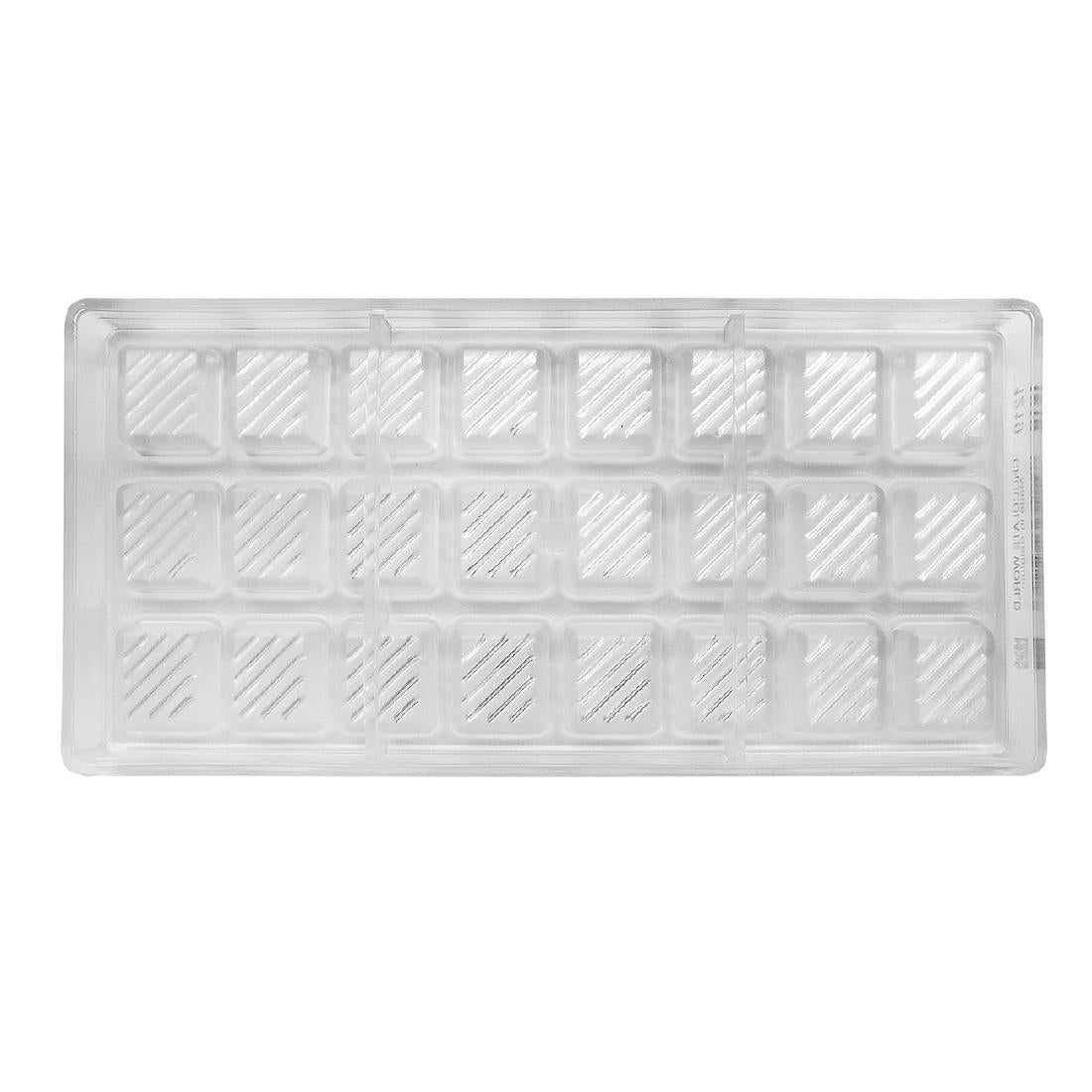 DW295 Schneider chocoladevorm geribbeld