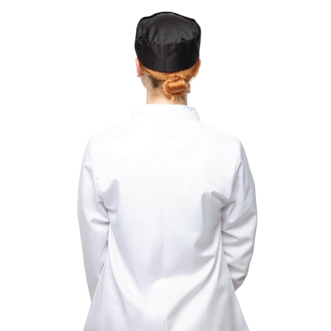 A206-L Whites unisex polykatoen skullcap zwart L