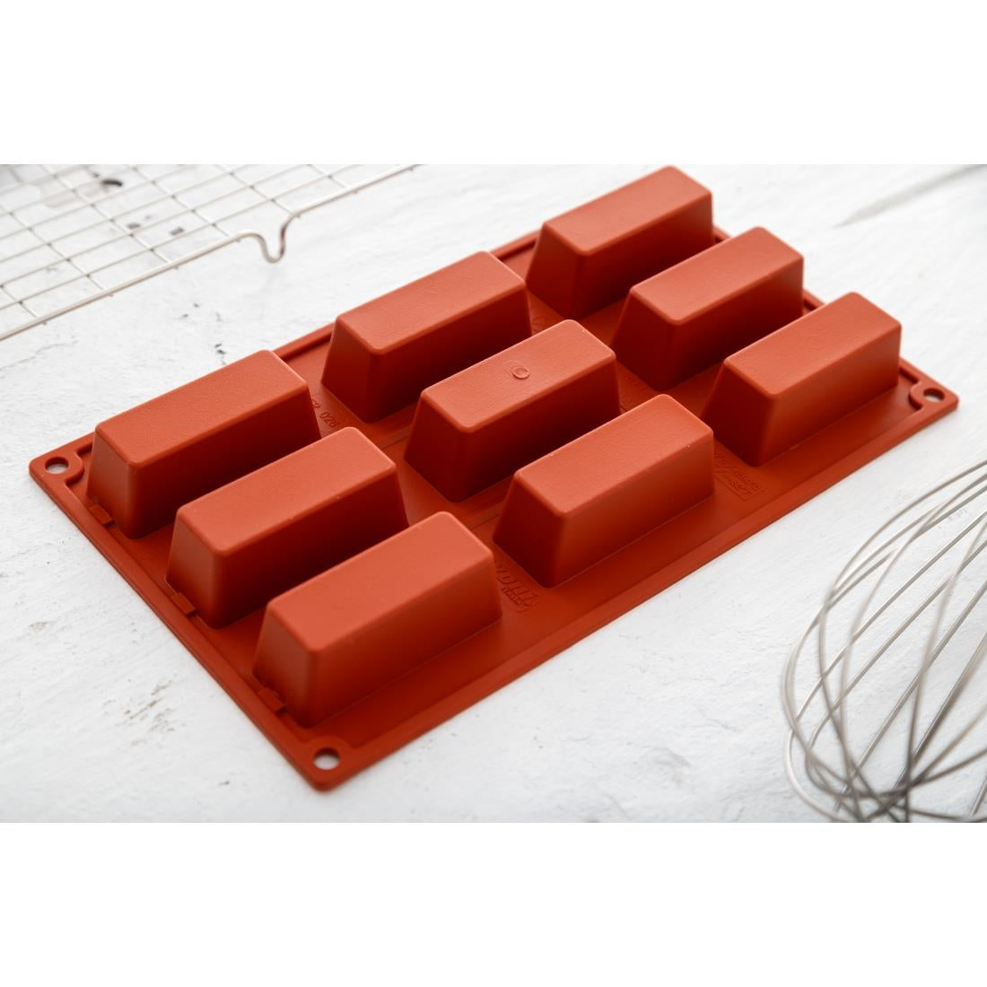 N941 Pavoni Formaflex siliconen bakvorm 9 mini-cakes