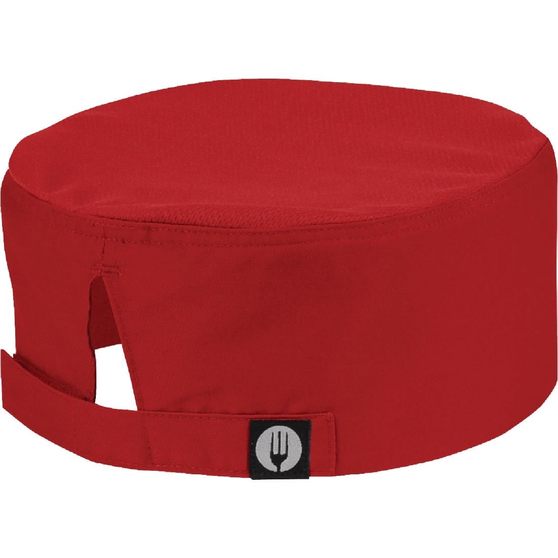 A956 Chef Works Cool Vent beanie rood