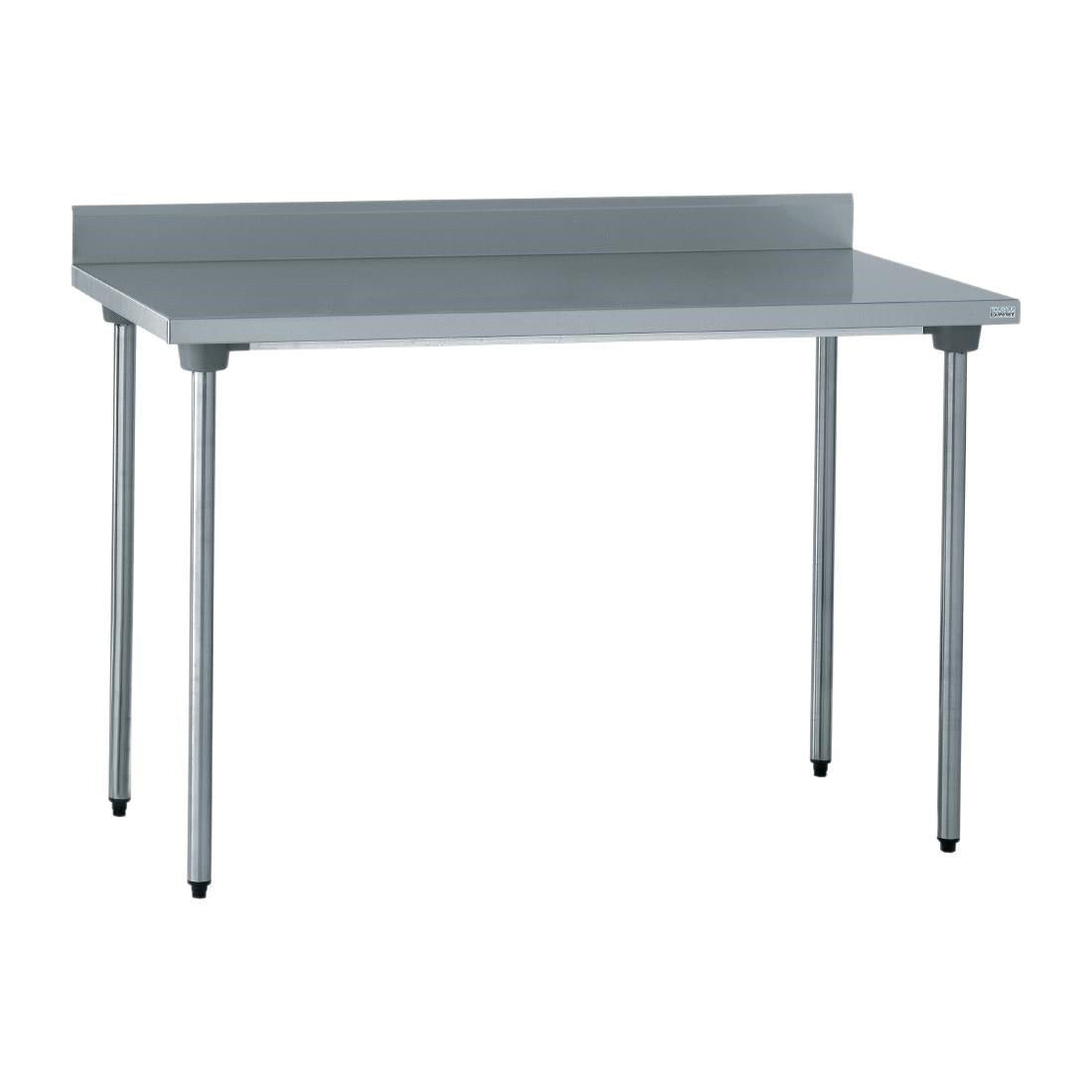 CX551 Tournus RVS werktafel met achteropstand 120cm