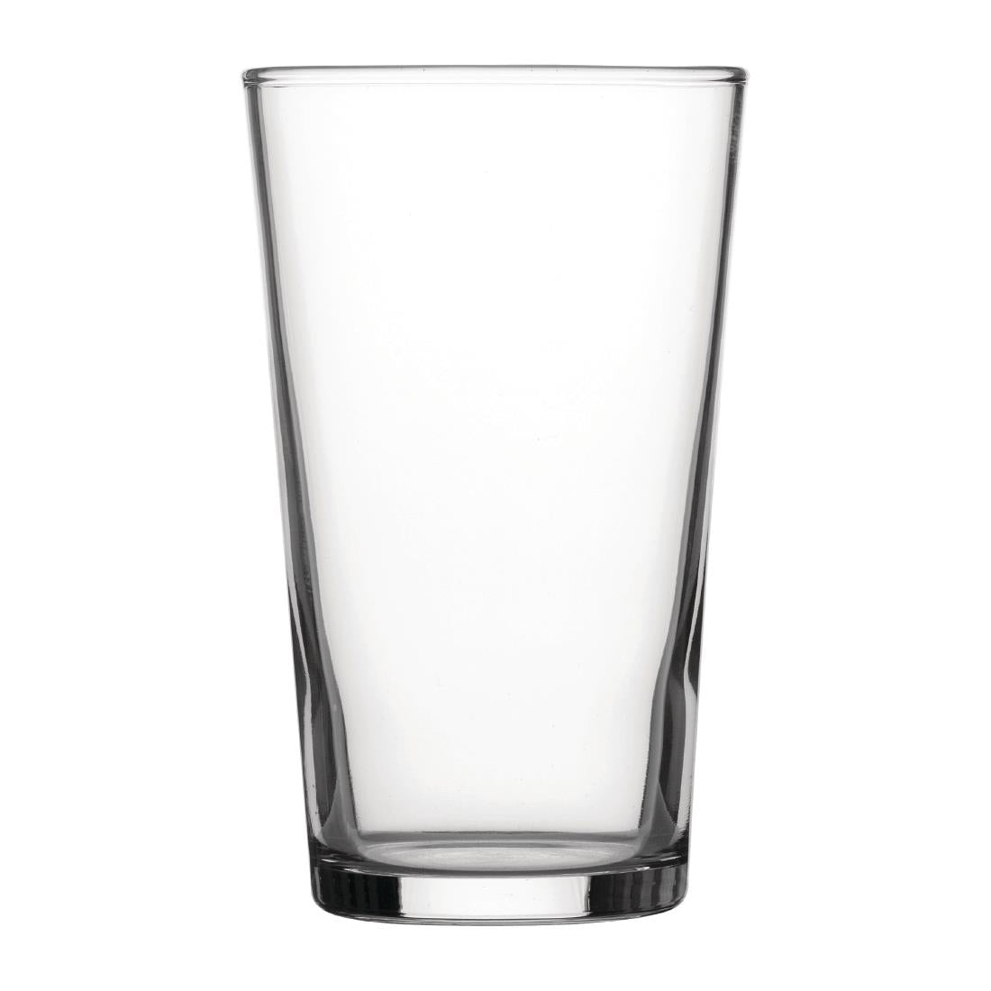 DY268 Utopia Geharde Conische Bierglazen 280ml Ce-Gemarkeerd (48 Stuks)