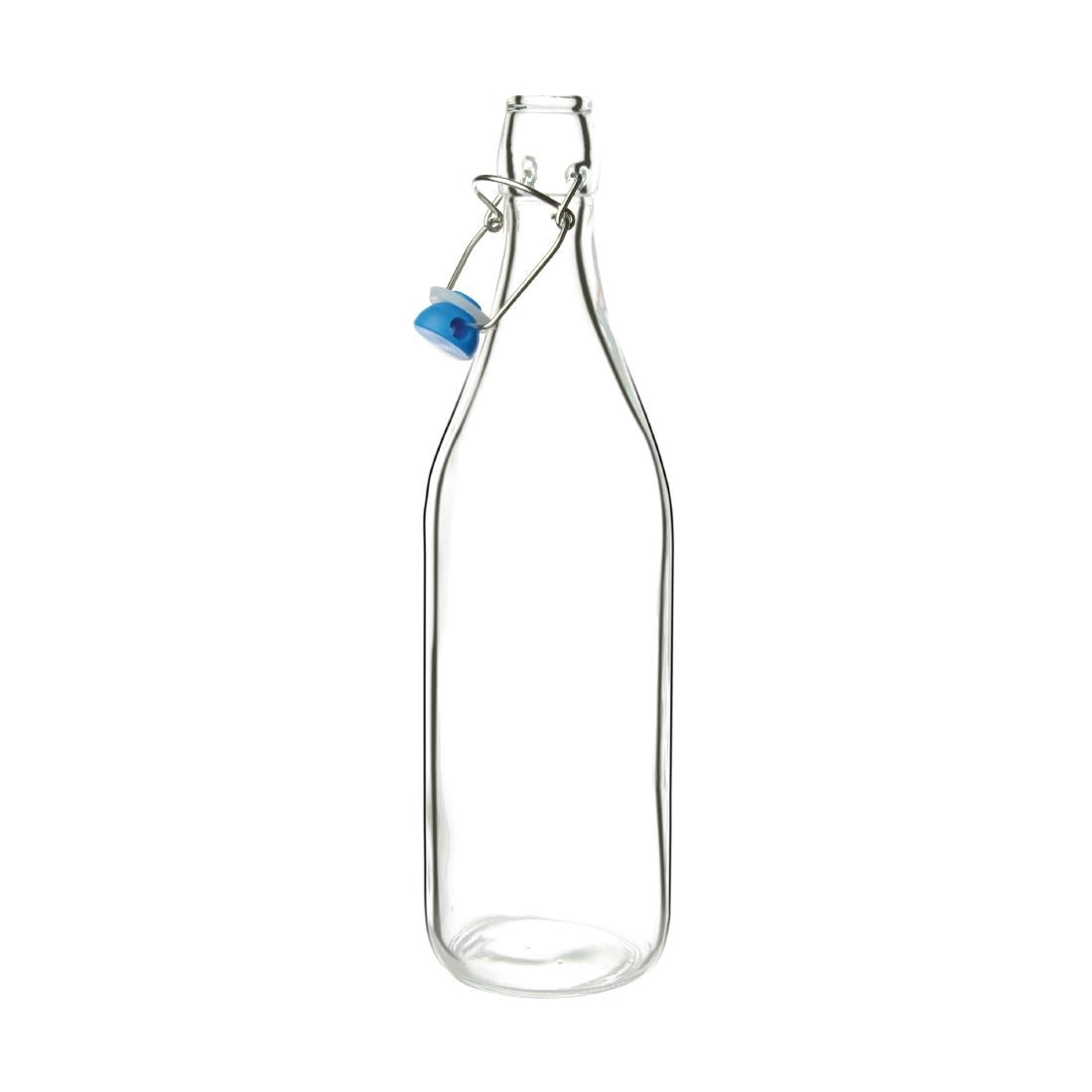 GG930 Olympia glazen waterflessen 1L (6 stuks)